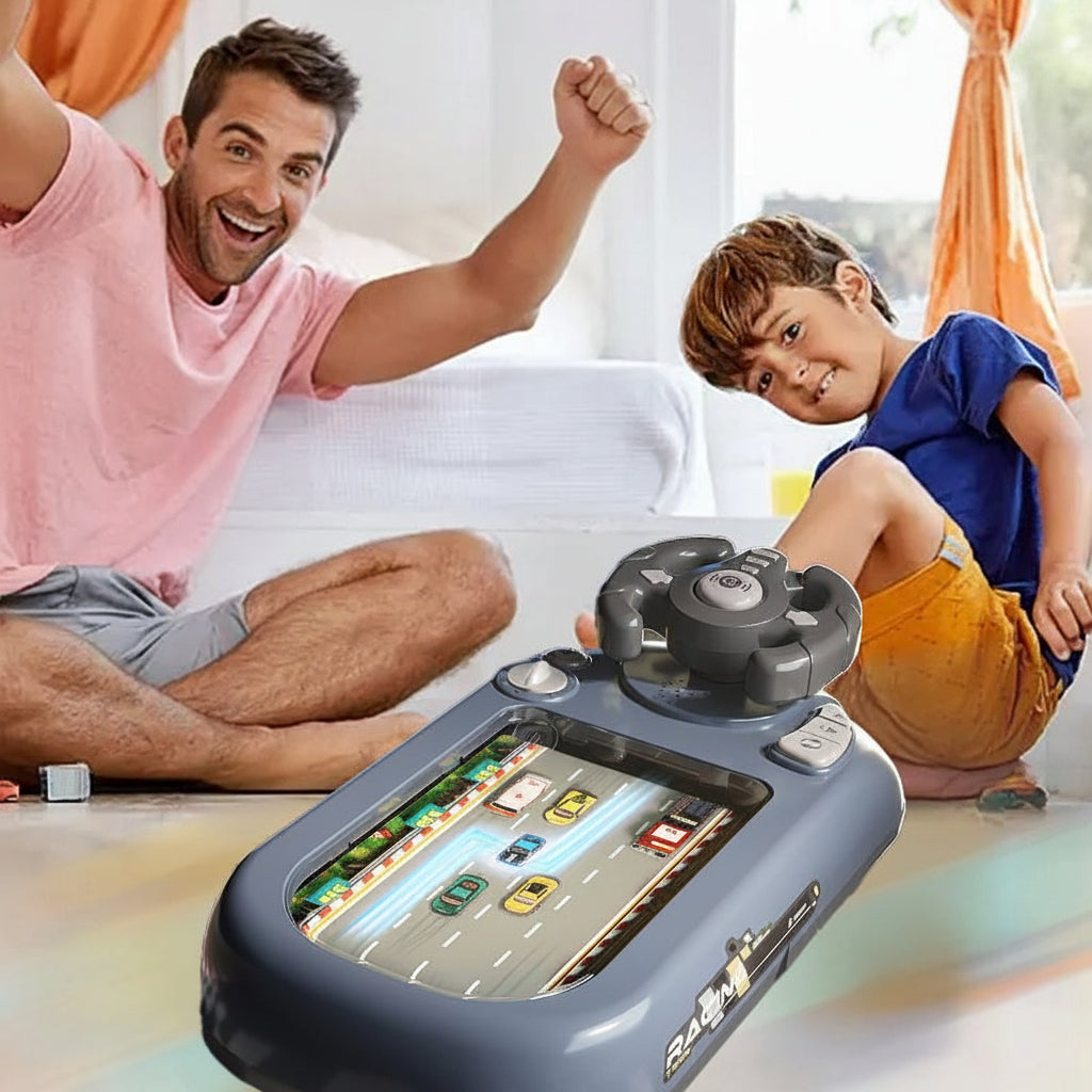Bildschirmfreie interaktive Lenkrad-Rennspielkonsole als Spielzeug