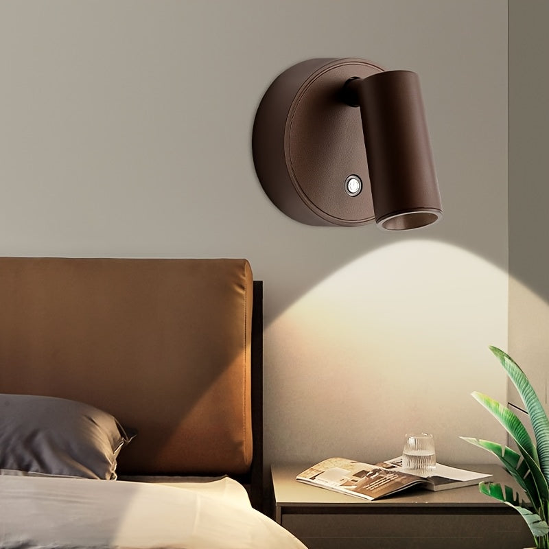 Minimalistische abnehmbare kabellose Wandleuchte mit magnetischer Touch-Steuerung und Akku