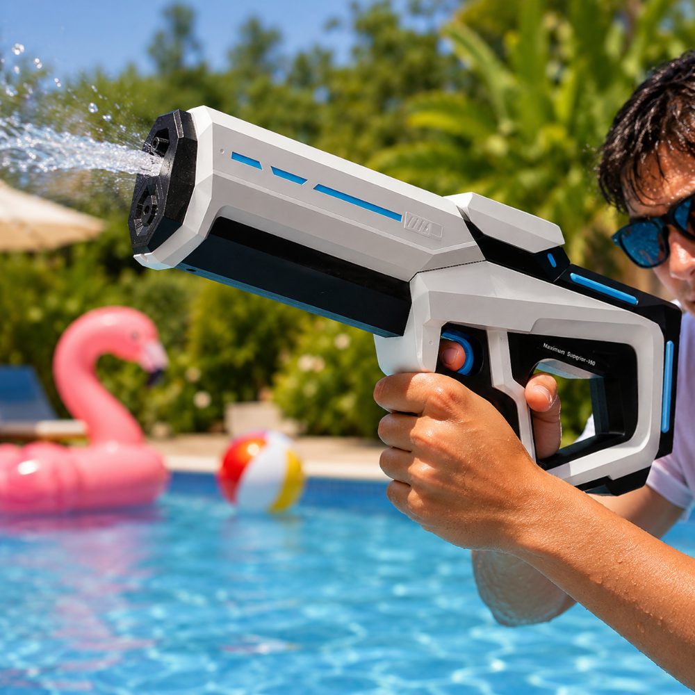 Automatische Spritzwasserpistole mit hoher Kapazität und großer Reichweite für draußen