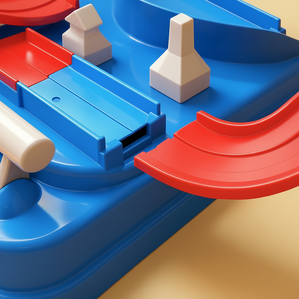Modulares mechanisches Autorennbahn-Puzzlespielset für City-Abenteuer