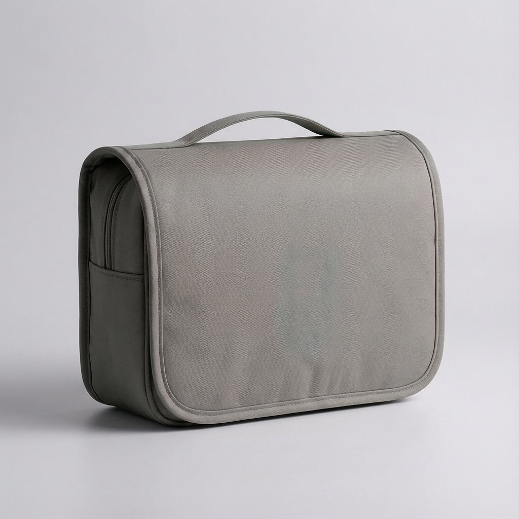 Kompakte, wasserdichte, transparente Reisekulturbeuteltasche mit mehreren Fächern
