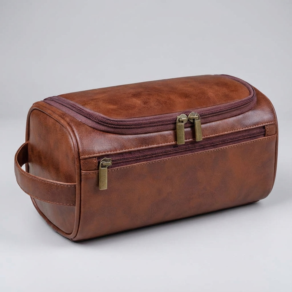 Kompakte, wasserabweisende Reisekulturbeuteltasche mit mehreren Taschen und Aufhängevorrichtung