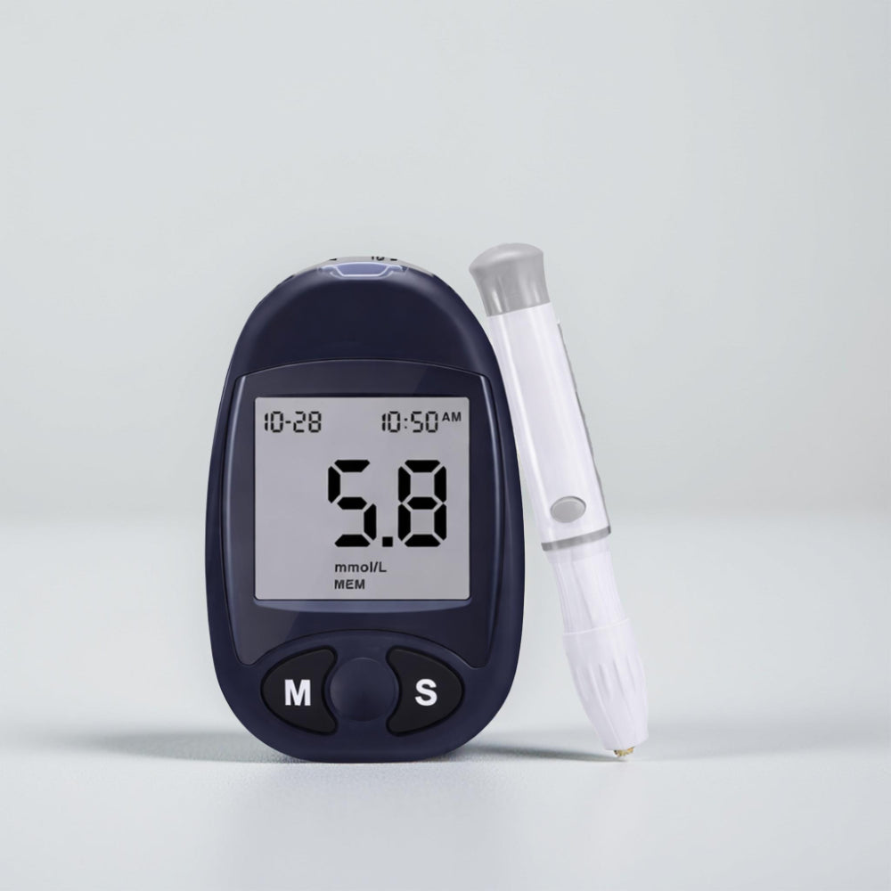 Kompaktes tragbares Blutzuckermessgerät für zu Hause mit Testset