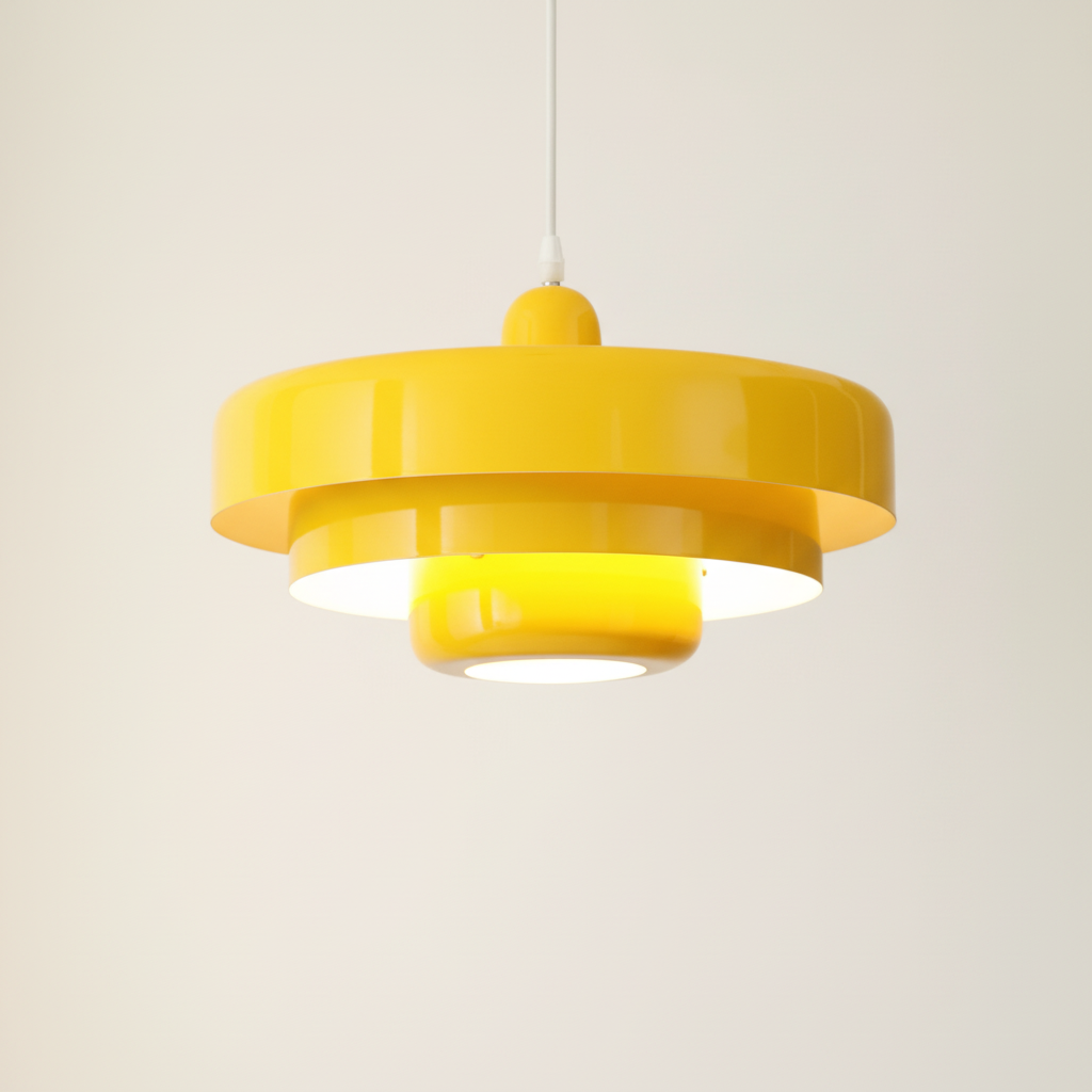 Retro-Vintage-Pendelleuchte mit Metalldomschirm für die Decke