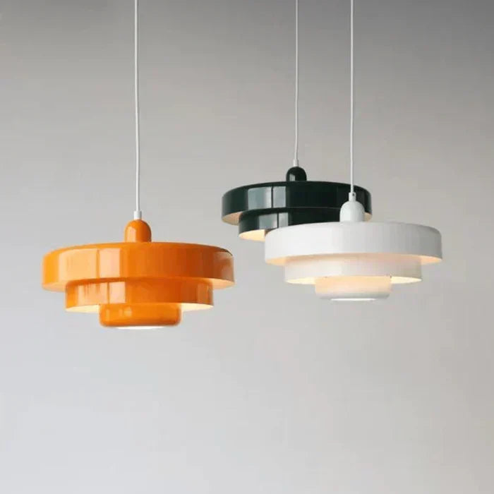 Retro-Vintage-Pendelleuchte mit Metalldomschirm für die Decke