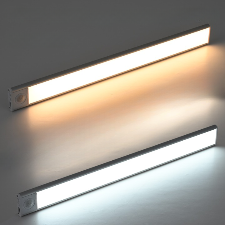 Wiederaufladbare, magnetische, dimmbare Lichtleiste mit Bewegungssensor