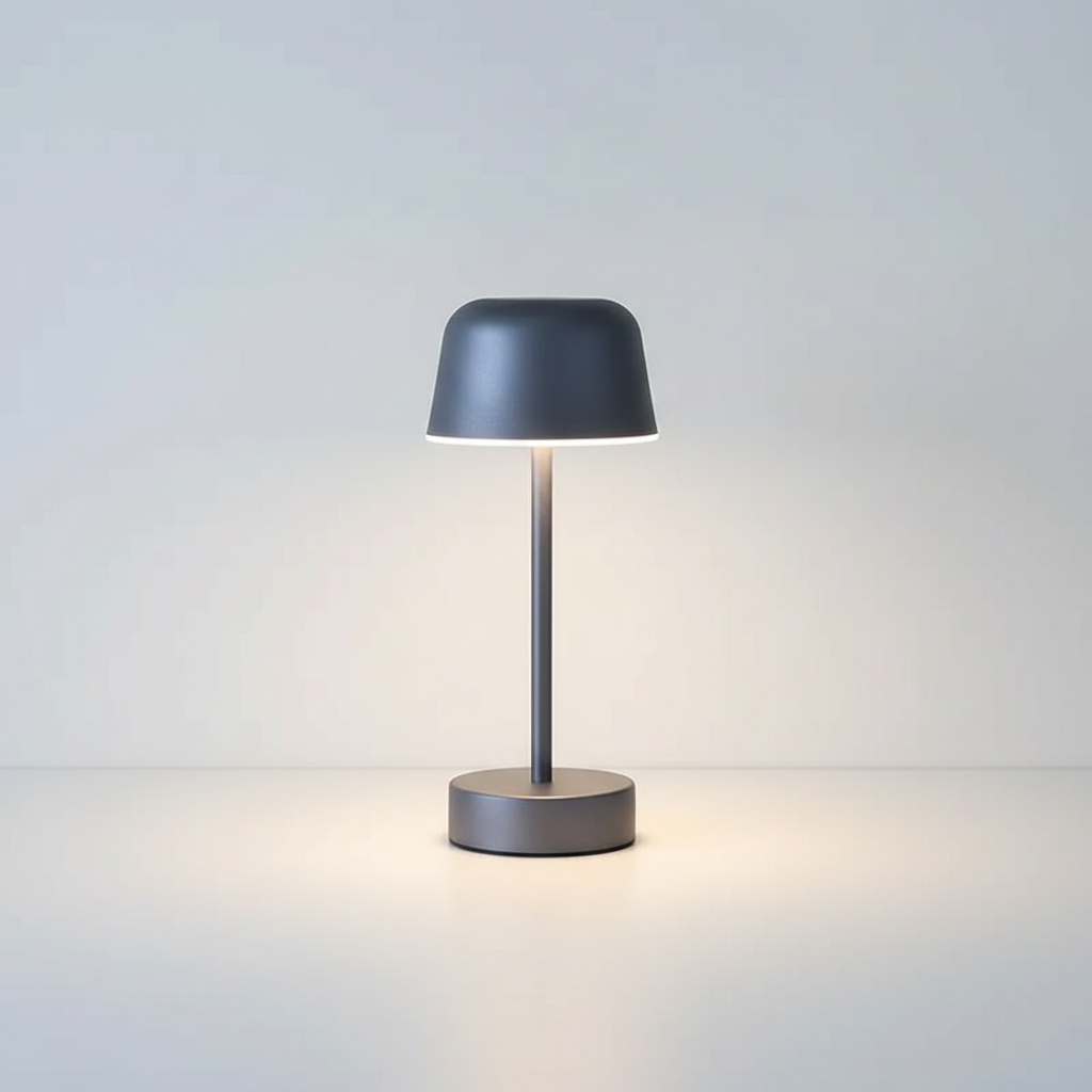 Schlanke kabellose dimmbare Tischlampe mit einstellbarer Farbtemperatur