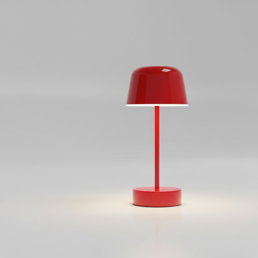 Schlanke kabellose dimmbare Tischlampe mit einstellbarer Farbtemperatur