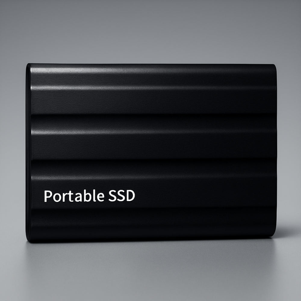 Kompaktes tragbares externes SSD-Speicherlaufwerk mit Metallgehäuse