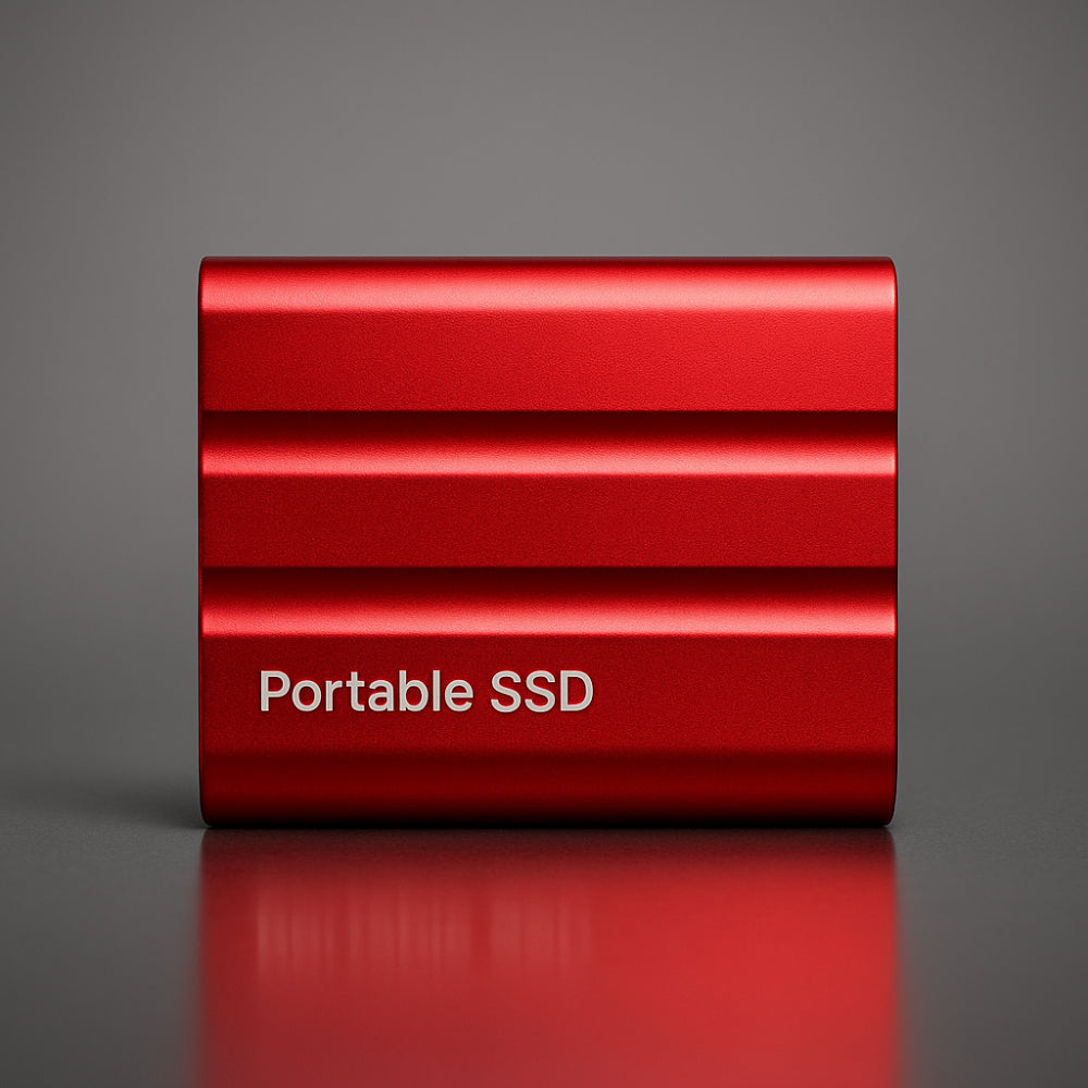 Kompaktes tragbares externes SSD-Speicherlaufwerk mit Metallgehäuse