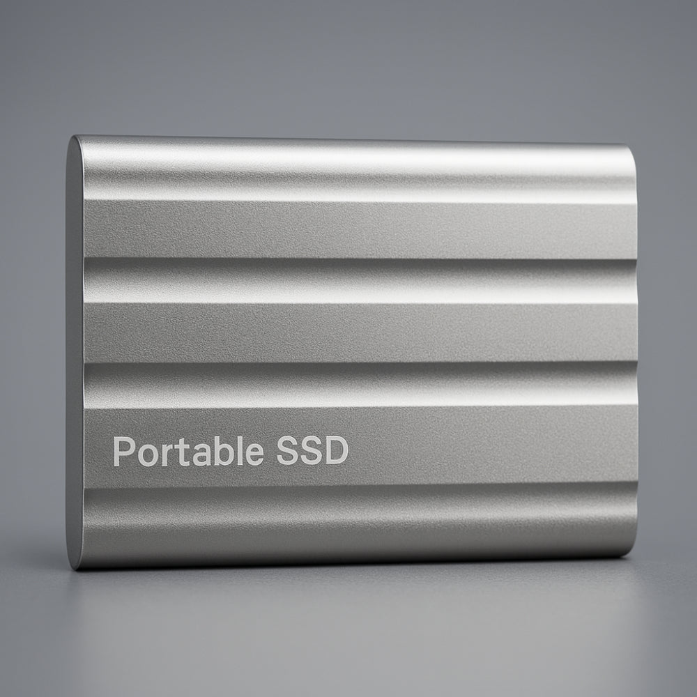 Kompaktes tragbares externes SSD-Speicherlaufwerk mit Metallgehäuse