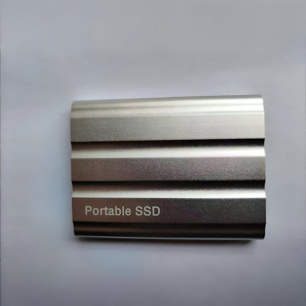 Kompaktes tragbares externes SSD-Speicherlaufwerk mit Metallgehäuse