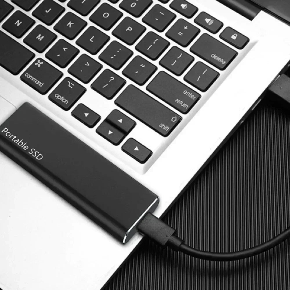 Schlanke, leichte tragbare externe SSD mit Plug-and-Play-Funktion