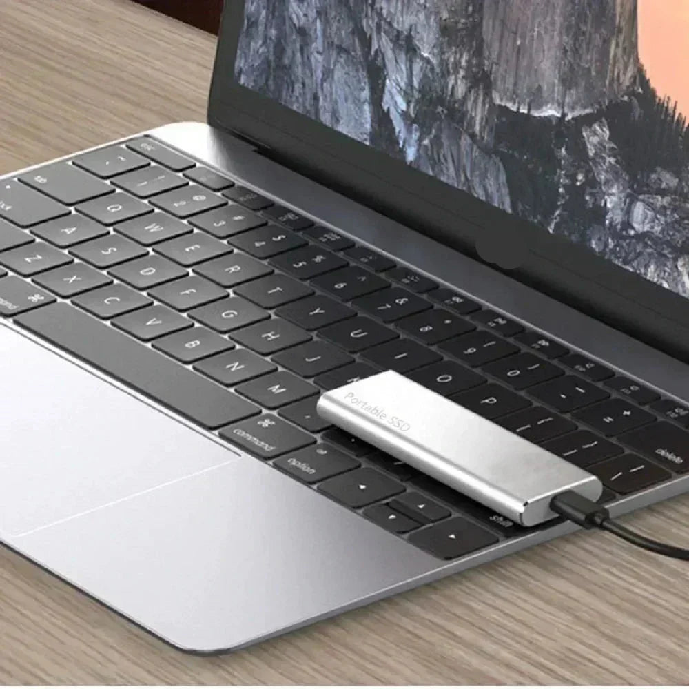 Schlanke, leichte tragbare externe SSD mit Plug-and-Play-Funktion