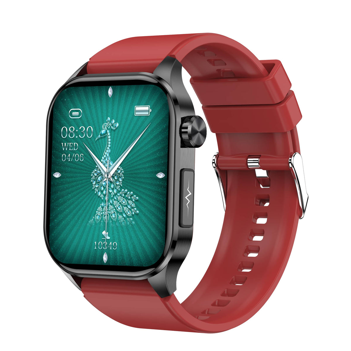 Wasserdichte Smartwatch mit AMOLED-Display sowie Herzfrequenz- und EKG-Überwachung