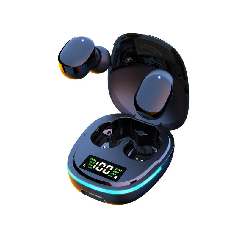 True-Wireless-Ohrhörer mit Touch-Steuerung und digitaler Akkuanzeige