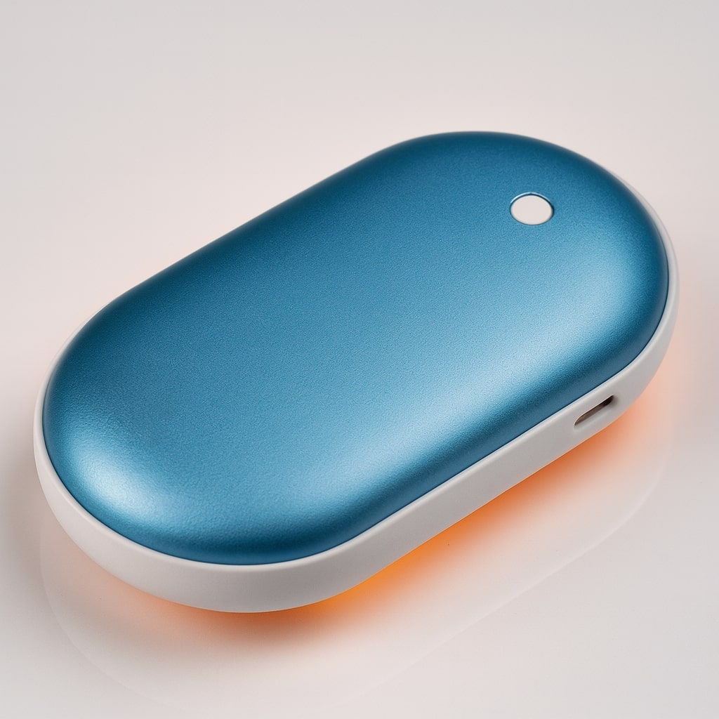 Kompakte wiederaufladbare elektrische Handwärmer-Powerbank mit Doppelfunktion