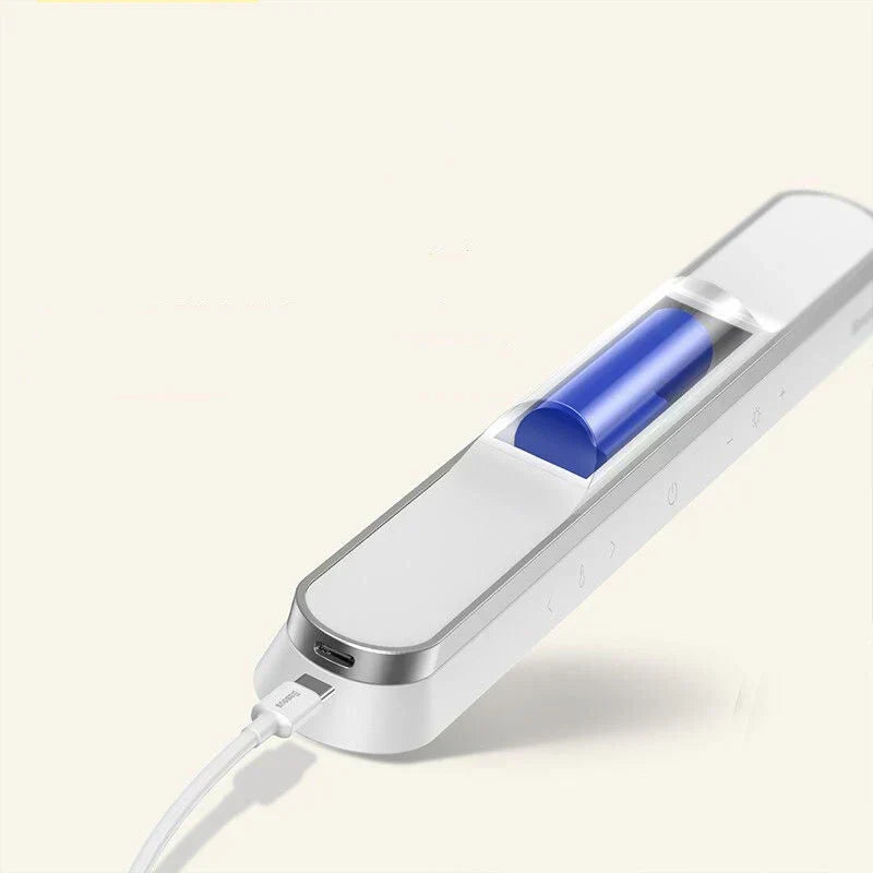 Zusammenklappbare, magnetische, drehbare, wiederaufladbare Schreibtischlampe mit Touch-Sensor