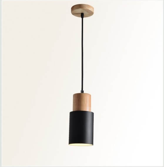 Minimalistische zylindrische Pendelleuchte aus Aluminium mit verstellbarem Kabel