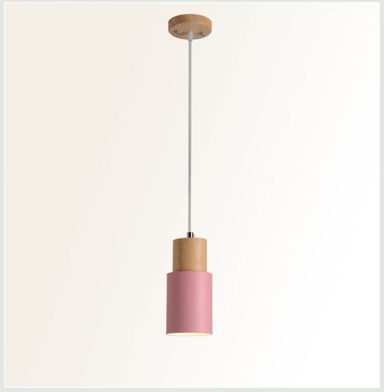 Minimalistische zylindrische Pendelleuchte aus Aluminium mit verstellbarem Kabel