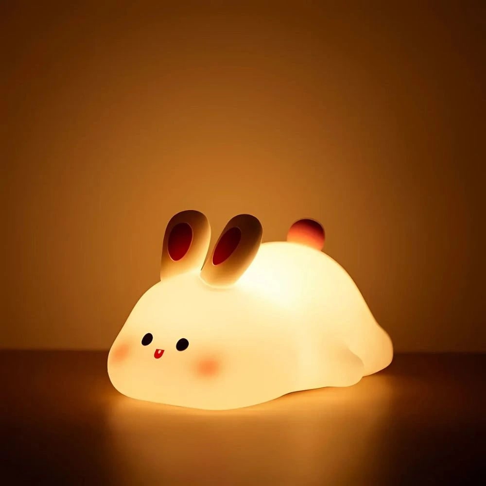 Niedliche dimmbare Kindernachtlicht-Tischlampe in Tierform, tragbar