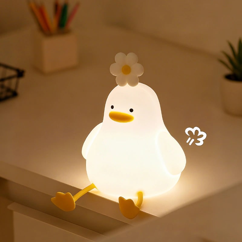 Niedliche dimmbare Kindernachtlicht-Tischlampe in Tierform, tragbar