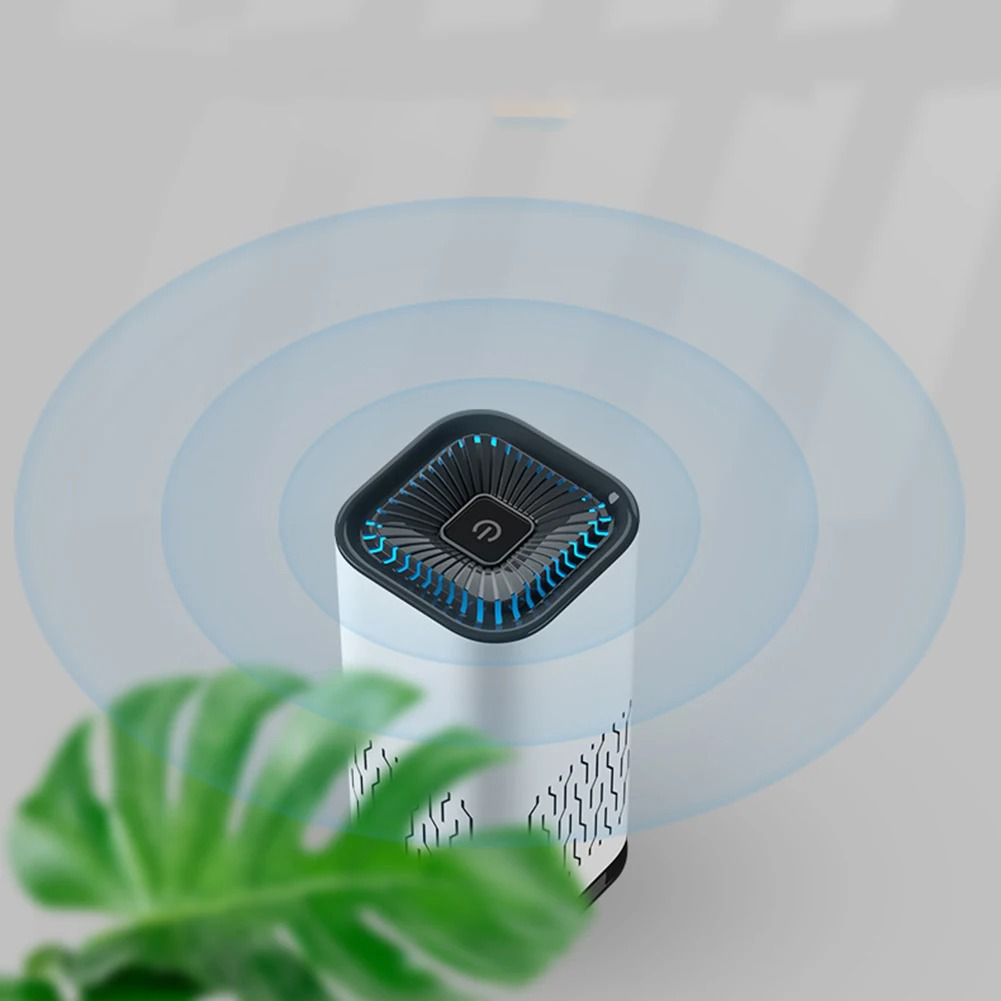 Leiser intelligenter, durch einen Sensor aktivierter Aktivkohle-Luftreiniger für Haustiere
