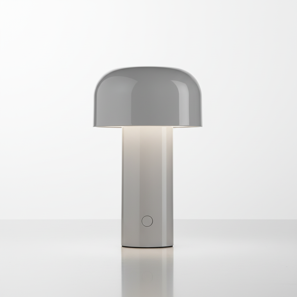 Elegante kabellose Tischlampe in Pilzform mit Touch-Steuerung