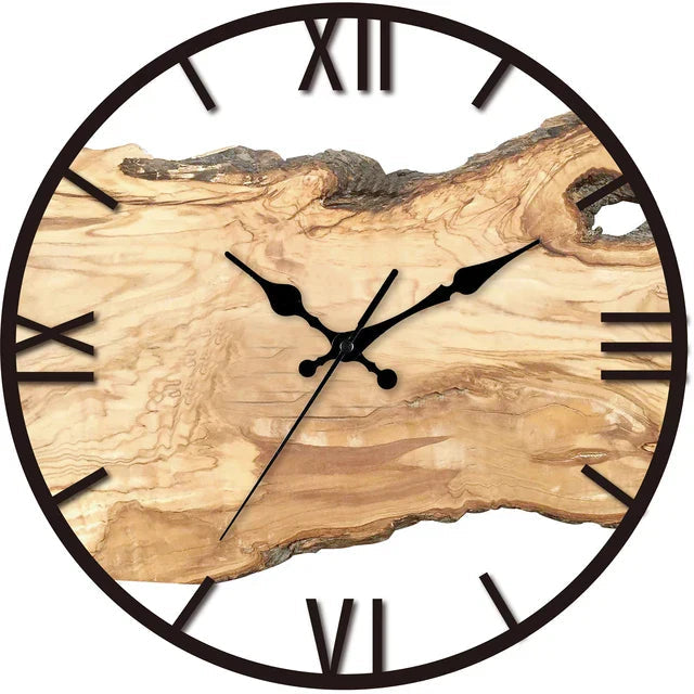 Minimalistische transparente leise Quarzwanduhr aus Acryl