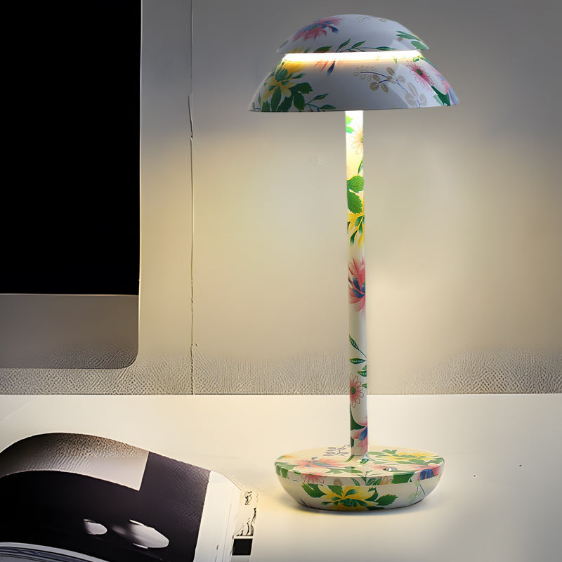 Kabellose tragbare wiederaufladbare Kunststoff-Tischlampe für Innen- und Außenbereiche