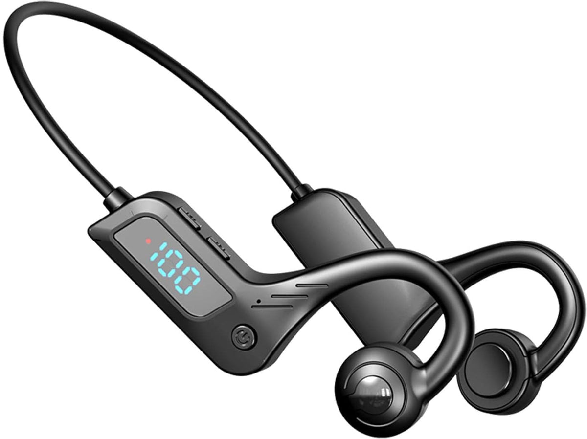Leichte kabellose Open-Ear-Kopfhörer mit Geräuschunterdrückung und Knochenleitung