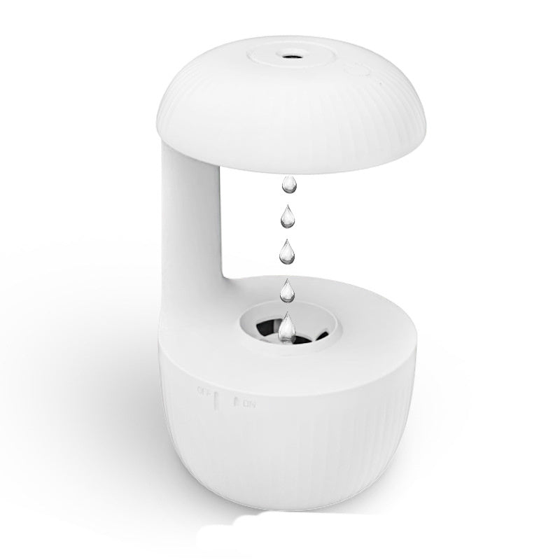 Schwebender Ultraschall-Luftbefeuchter mit Wassertropfen-Design, Aromadiffusor und Luftreiniger