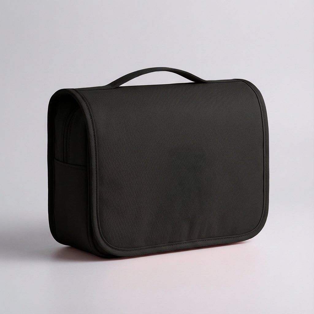 Kompakte, wasserdichte, transparente Reisekulturbeuteltasche mit mehreren Fächern