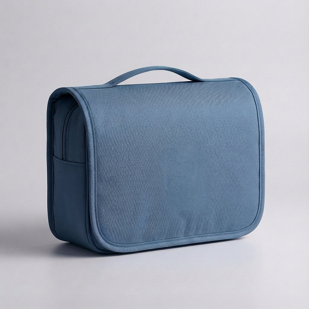 Kompakte, wasserdichte, transparente Reisekulturbeuteltasche mit mehreren Fächern