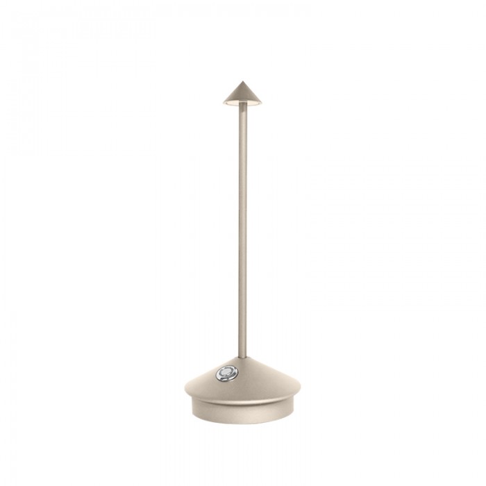 Wasserdichte, kabellose, wiederaufladbare und dimmbare Tischlampe für den Innen- und Außenbereich