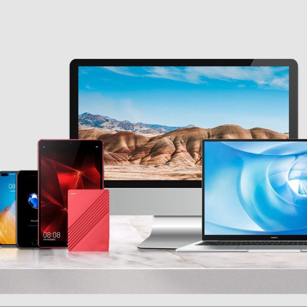 Robuster kompakter tragbarer externer SSD-Speicher