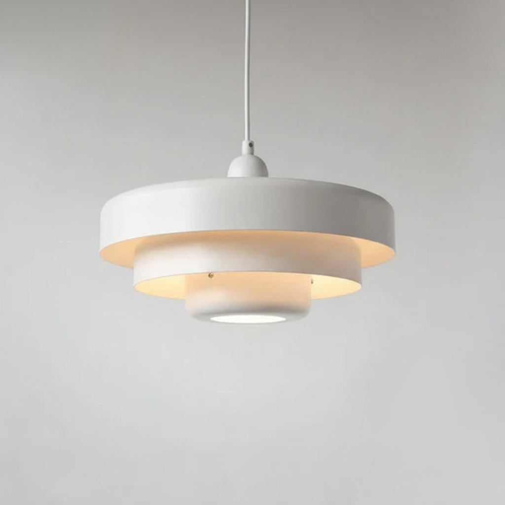Retro-Vintage-Pendelleuchte mit Metalldomschirm für die Decke