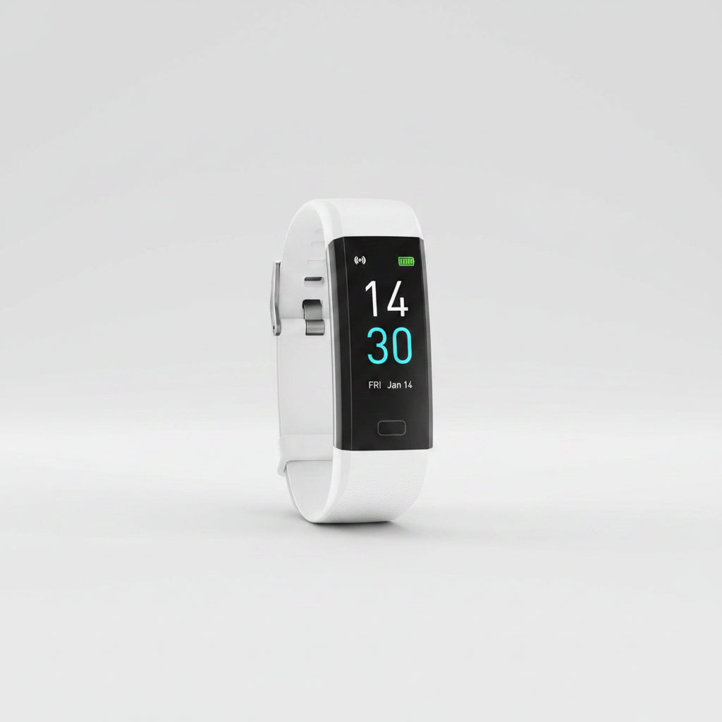 Per Bluetooth verbundene Fitness-Tracker-Smartwatch mit Blutdruck- und Herzfrequenzmessung