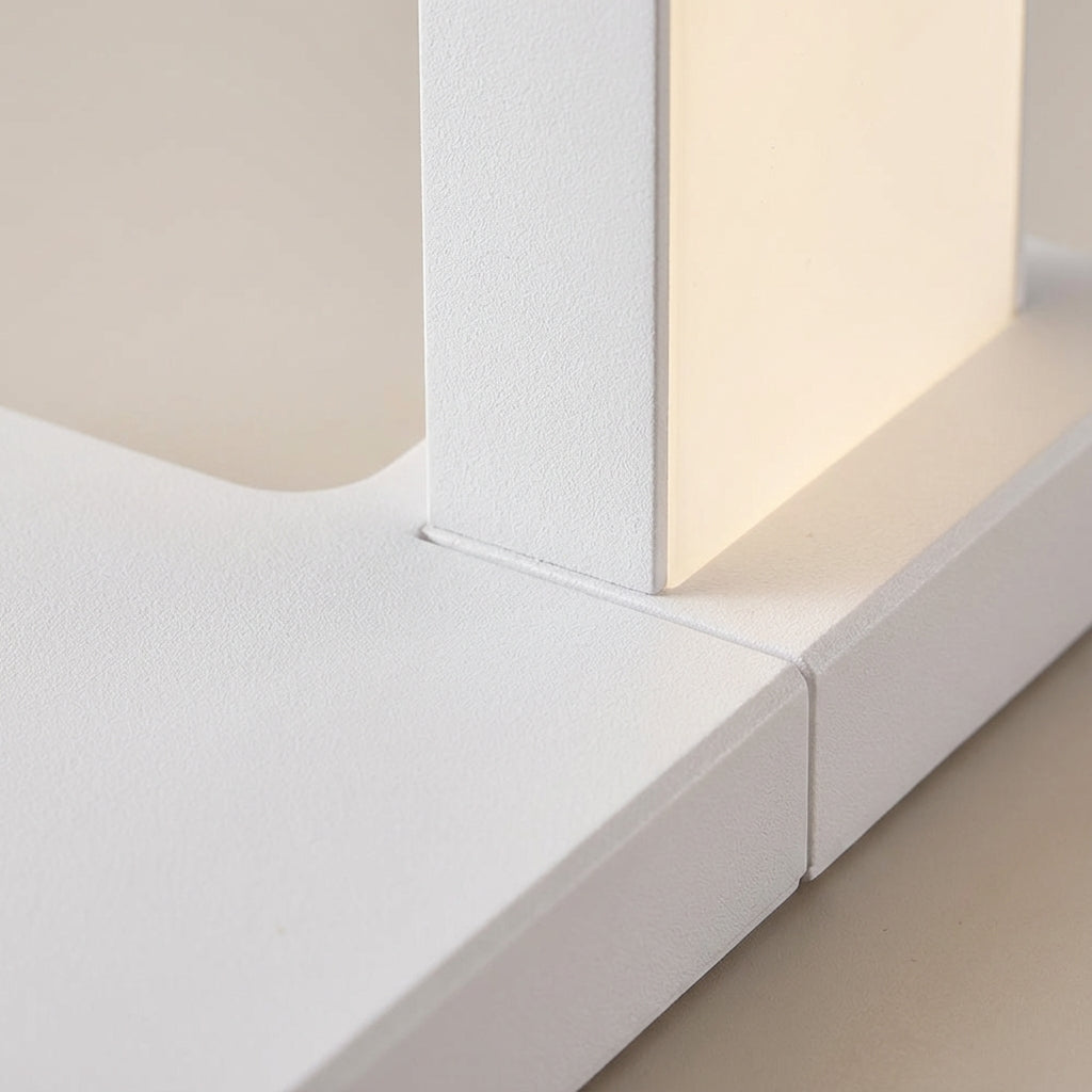 Futuristische kabellose Tischlampe mit schwebendem Leuchteffekt und Ladefunktion