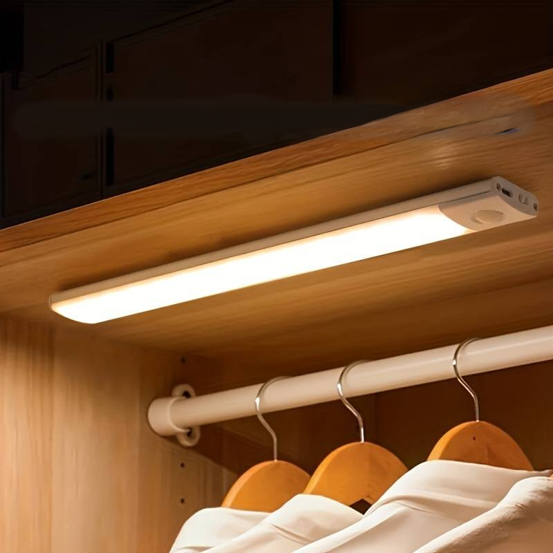 Wiederaufladbare, magnetische, dimmbare Lichtleiste mit Bewegungssensor