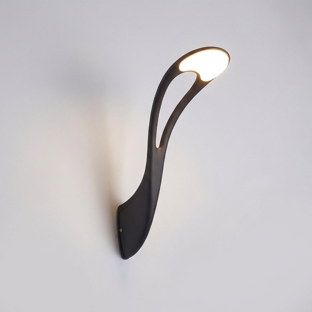 Elegante wetterbeständige Außenwandleuchte aus Aluminium