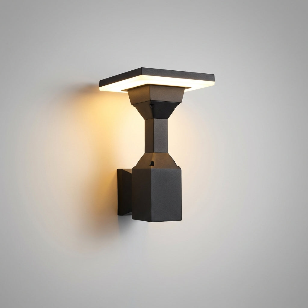 Elegante wetterbeständige Außenwandleuchte aus Aluminium