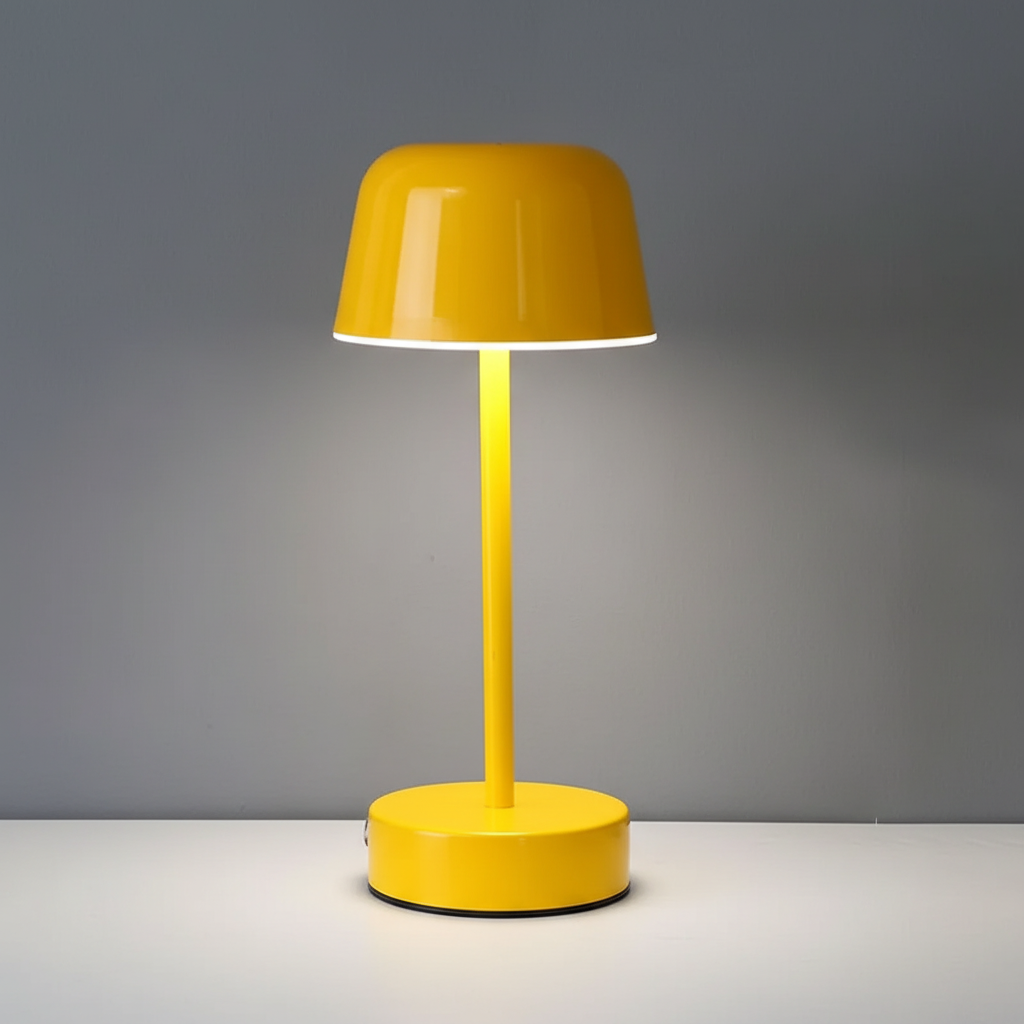 Schlanke kabellose dimmbare Tischlampe mit einstellbarer Farbtemperatur