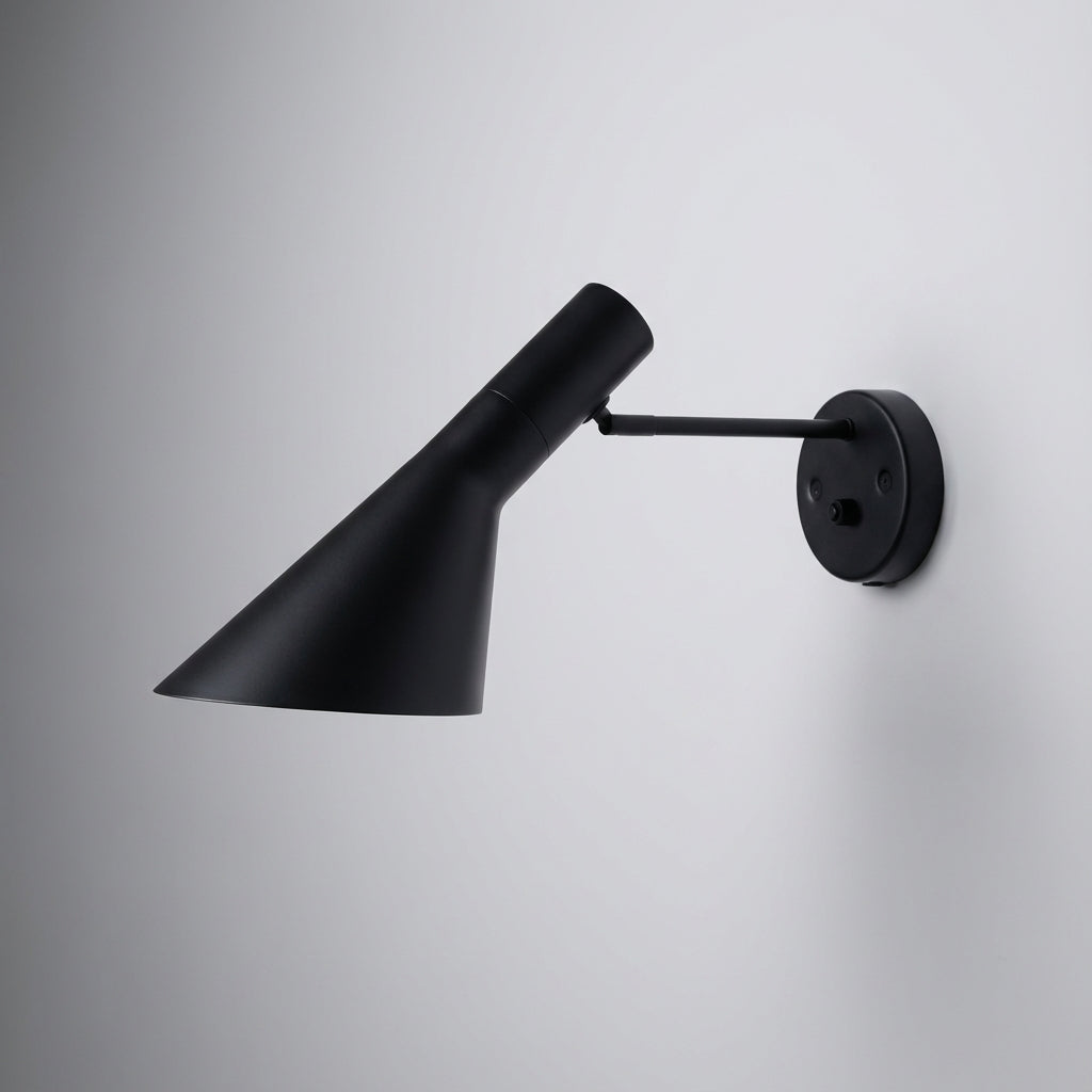 Modulare Aluminium-Wandleuchte mit Kegelleuchtenkopf, verstellbarem Touch-Dimmer