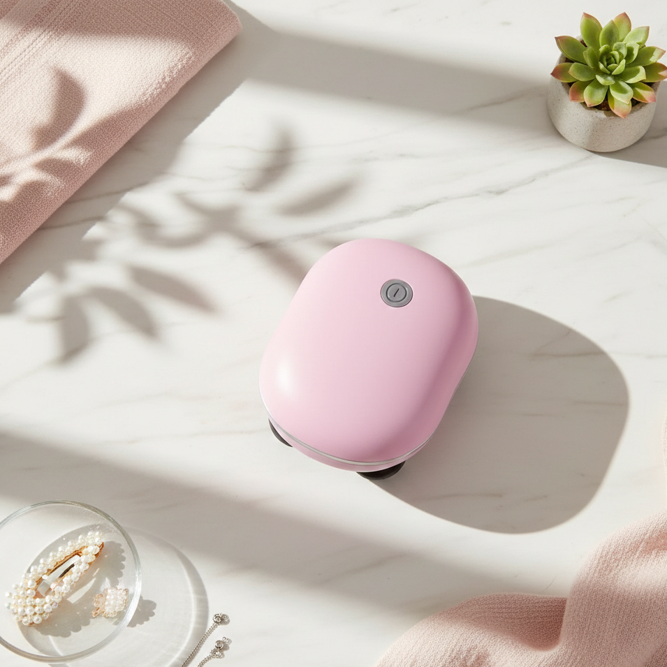 Ergonomisches elektrisches Kopfhautmassagegerät mit Knetfunktion zur Förderung des Haarwachstums