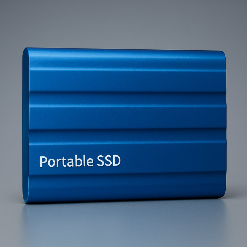 Kompaktes tragbares externes SSD-Speicherlaufwerk mit Metallgehäuse