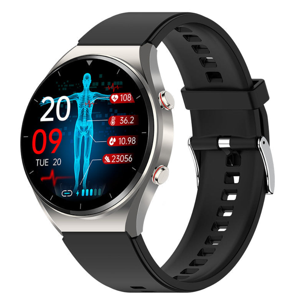 Wiederaufladbare tragbare Smartwatch mit Touchscreen zur Überwachung von Fitness und Aktivität
