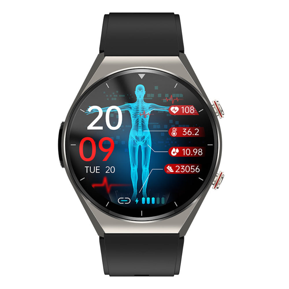 Wiederaufladbare tragbare Smartwatch mit Touchscreen zur Überwachung von Fitness und Aktivität