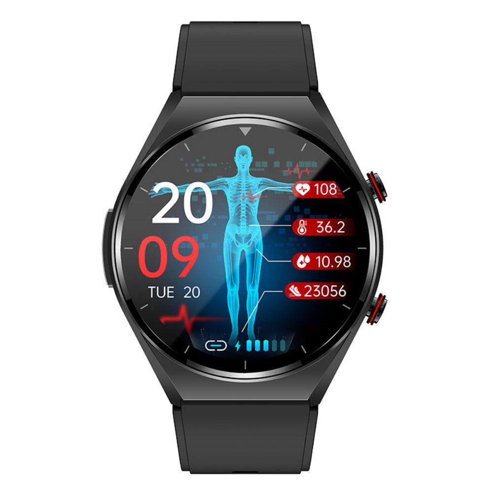 Wiederaufladbare tragbare Smartwatch mit Touchscreen zur Überwachung von Fitness und Aktivität