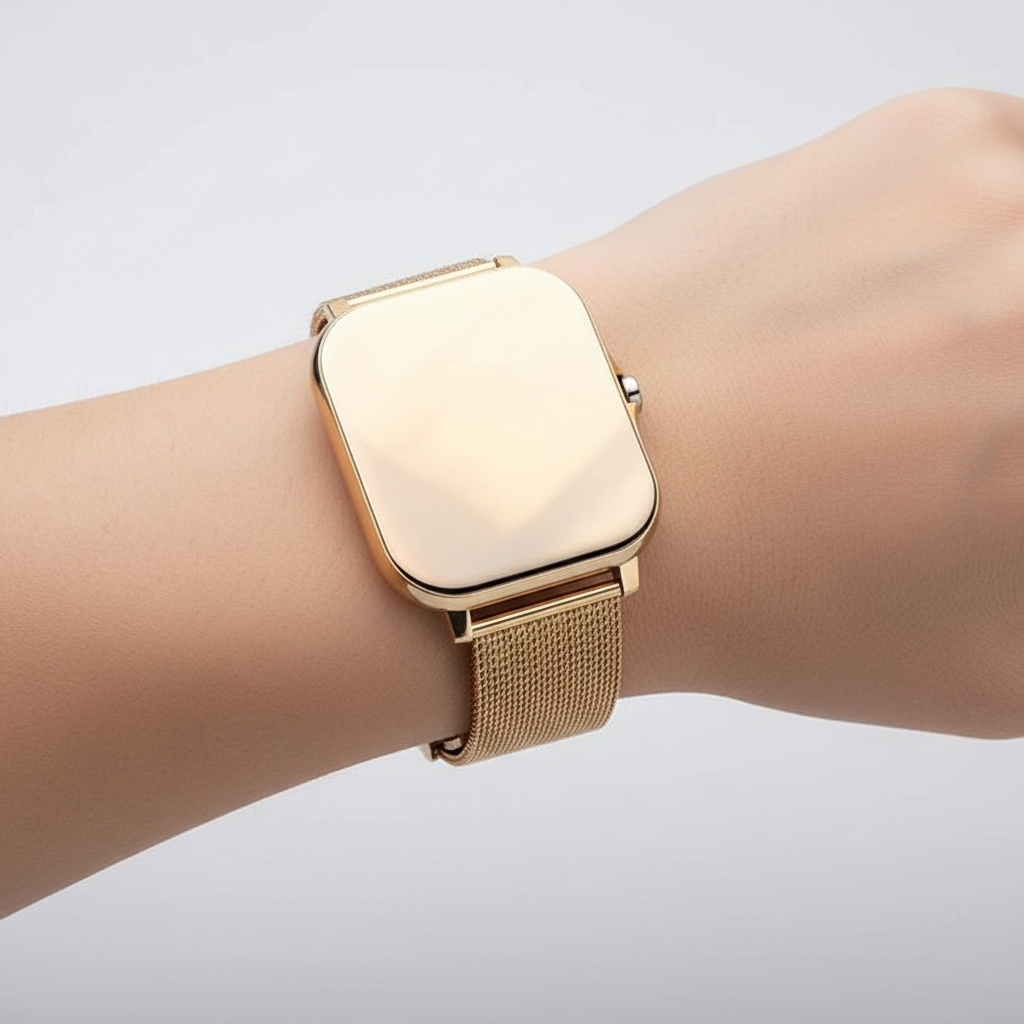 Schlankes Touchscreen-Smartband zur Fitnessüberwachung